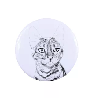 Kot toyger przypinka z kotem mała Art-Dog