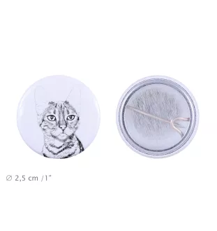 Kot toyger przypinka z kotem mała Art-Dog