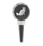 Türkisch Van Katze - Kristallflaschenverschluss mit Katze, einzigartiger Weinverschluss mit Foto, personalisiertes Geschenk für Sommelier der Marke Art-Dog