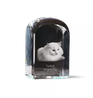 Turecka angora kryształ pieczątka z kotem Art-Dog