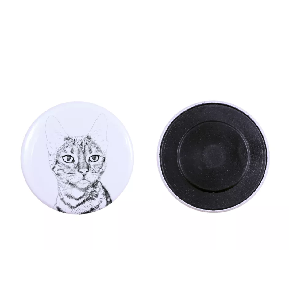 Toyger Cat - collection of unique magnets, own photo, Art-Dog brand