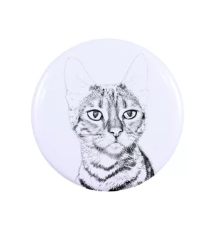 Kot toyger magnes z kotem duży Art-Dog
