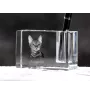 Kot toyger penholder kryształowy z kotem Art-Dog