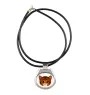 Toyger - collier pendentif avec une illustration sur une chaîne en cuir de la marque Art-Dog