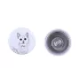 Chat turc de Van - boucles d'oreilles avec votre chat bien-aimé, photo personnelle, accessoire parfait pour les amoureux des chats de la marque Art.-Dog