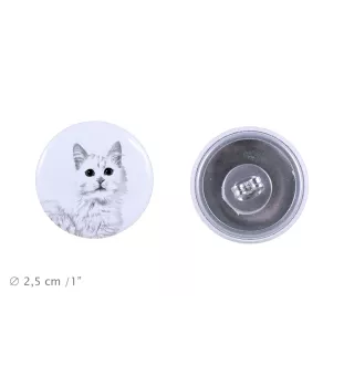 Türkisch Van Katze - Ohrringe mit geliebter Katze, eigenes Foto, perfektes Accessoire für Katzenliebhaber von der Marke Art.-Dog