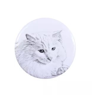 Chat Angora Turc - une bague unique, faite à la main, bijoux pour femmes de la marque Art-Dog