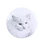 Chat Angora Turc - collection de magnets uniques, photo personnelle, marque Art-Dog