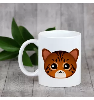 Toyger Katze - Tasse mit Grafik und Aufschrift der Marke Art-Dog