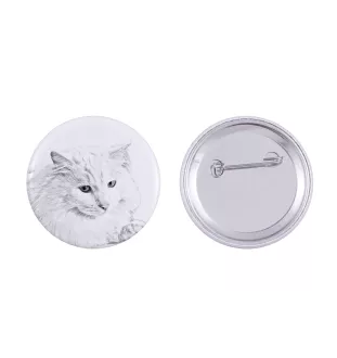 Chat Angora Turc - collection de magnets uniques, photo personnelle, marque Art-Dog