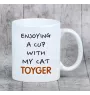Kot toyger kubek z kotem Art-Dog