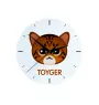 Kot toyger zegar z kotem Art-Dog
