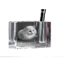 Turecka angora penholder kryształowy z kotem Art-Dog