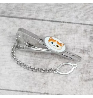 Türkisch Van - eleganter Metallschlüsselanhänger von Art-Dog als Geschenk