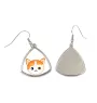 Turkish van - elegant metal earrings as a gift from the Art-Dog brand