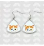 Turkish van - elegant metal earrings as a gift from the Art-Dog brand