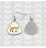 Turkish van - elegant metal earrings as a gift from the Art-Dog brand