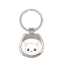 Turkish Angora - keychain keychain for keys by Art-Dog brand