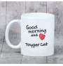 Kot toyger kubek z kotem good morning Art-Dog