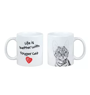 Toyger Katze - Tasse mit Katze, Tasse mit Bild, personalisiertes Geschenk der Marke Art-Dog