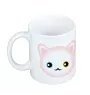 Turkish Angora - mug with graphics and the logo of the Art-Dog brand