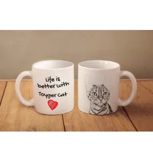 Toyger Katze - Tasse mit Katze, Tasse mit Bild, personalisiertes Geschenk der Marke Art-Dog