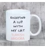 Turkish Angora - mug with graphics and the logo of the Art-Dog brand