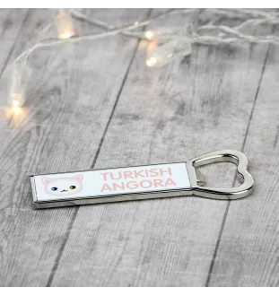 Angora turc - ouvre-bouteille avec graphisme et logo de la marque Art-Dog
