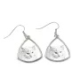 Chat Angora Turc - boucles d'oreilles avec un chat, boucles d'oreilles pendantes avec une image, bijoux personnalisés avec l'impression de la marque Art-Dog