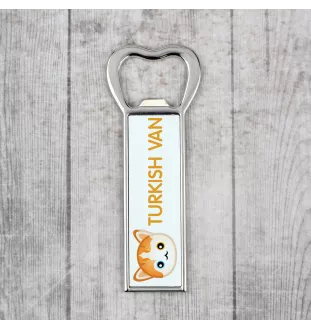 Türkisch Van - Flaschenöffner mit Grafik und Logo der Marke Art-Dog