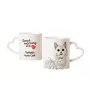 Turkish van - cat mug, adorable heart-shaped handle mug, universal gift from Art-Dog brand