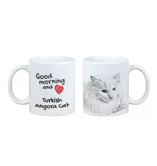Turkish Angora - cat mug, personalized mug with print, classic gift for everyone from the Art-Dog brand