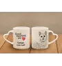 Türkisch Van Tasse mit Katze, entzückende Tasse mit herzförmigem Henkel, universelles Geschenk der Marke Art-Dog