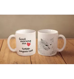 Türkisch Angora - Tasse mit Katze, personalisierte Tasse mit Druck, klassisches Geschenk für jede Marke Art-Dog