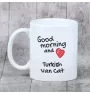 Turecki van kubek z kotem good morning Art-Dog