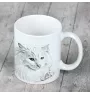 Turkish Angora - cup with a cat, cup with a photo, personalized gift from the Art-Dog brand