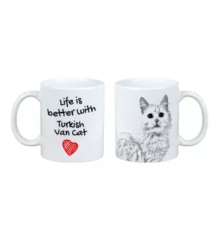 Van turc - tasse avec un chat, tasse avec une photo, cadeau personnalisé de la marque Art-Dog