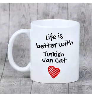 Turkish van - cup with a cat, cup with a photo, personalized gift from the Art-Dog brand