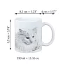 Türkisch Angora - Tasse mit Katze, entzückende Tasse mit Grafik, Geschenk mit Ihrem Foto von der Marke Art-Dog