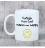 Turecki van kubek z kotem Makes me happy Art-Dog