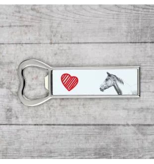 Akhal-Teke - ouvre-bouteille avec un cheval, ouvre-bouteille personnalisé pour le réfrigérateur, cadeau unique pour homme de la marque Art-Dog