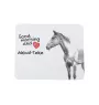 Akhal-Teke - mouse pad with print, personalized pad with a horse, unique gadget for an office worker from the Art-Dog brand
