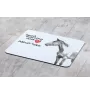 Akhal-Teke - Mauspad mit Druck, personalisiertes Mauspad mit Pferd, einzigartiges Gadget für Büroangestellte von Art-Dog.