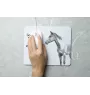 Akhal-Teke - mouse pad with print, personalized pad with a horse, unique gadget for an office worker from the Art-Dog brand