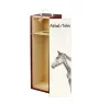 Akhal-Teke - boîte à vin avec un cheval, boîte à alcool avec une illustration, boîte cadeau personnalisée de la marque Art-Dog
