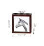 Akhal-Teke - pen holder with a horse, desk organizer with a print, personalized desk decoration from the Art-Dog brand
