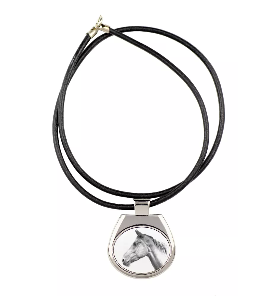 Akhal-Teke - collier avec un cheval, pendentif personnalisé avec une photo, un collier unique pour femmes et hommes de la marque Art-Dog