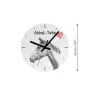 Akhal-Teke - Wanduhr mit Pferd, Uhr mit Druck für das Regal, personalisierte Hausdekoration der Marke Art-Dog