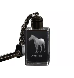 Akhal-Teke - Pendentif en cristal avec photo de cheval, pendentif lumineux, cadeau unique de la marque Art-Dog
