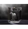 Akhal-Teke świecznik kryształowy z koniem Art-Dog